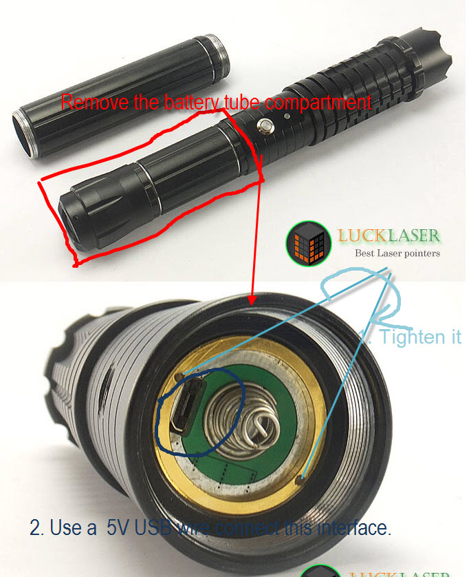 battery laser pointer